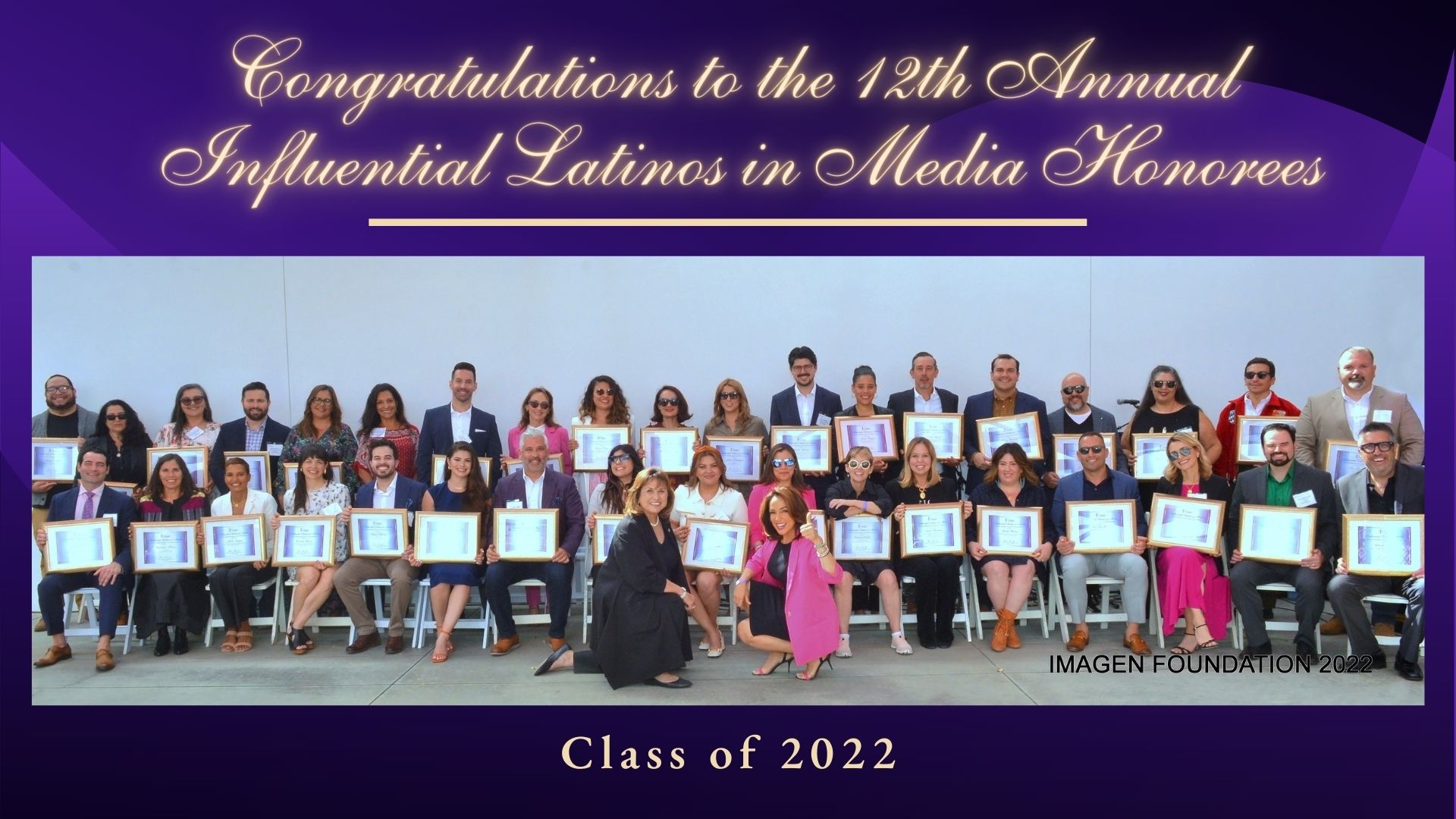 Influential Latinos in Media Honorees - Class of 2022