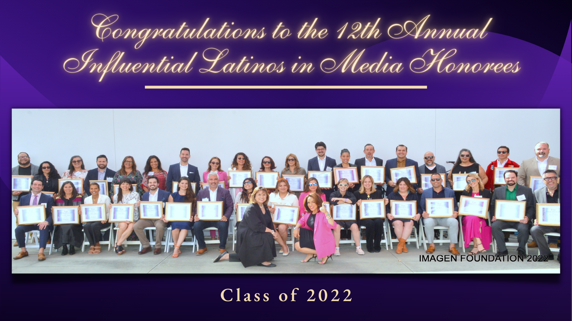 Influential Latinos in Media Honorees, Class of 2022